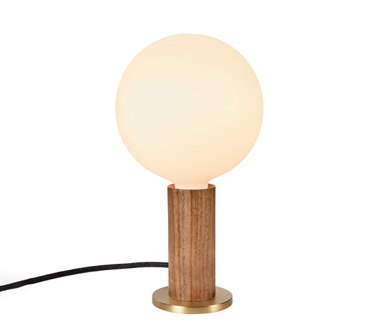 Walnut Knuckle Table Lamp with Sphere IV Bulb EU | Table lights | Tala