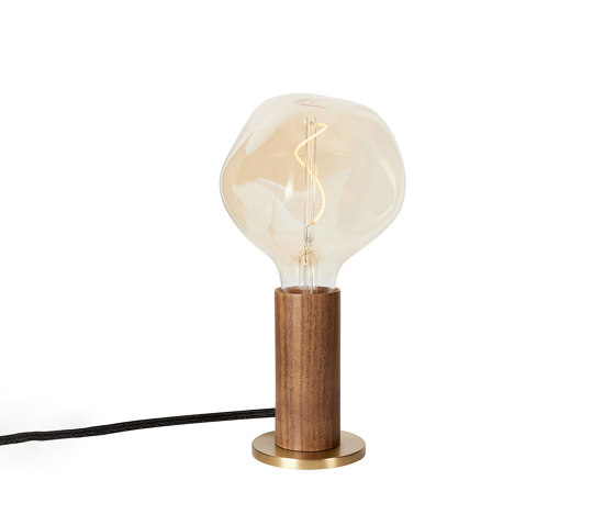 Walnut Knuckle Table Lamp with Voronoi-I Bulb EU | Lampade tavolo | Tala