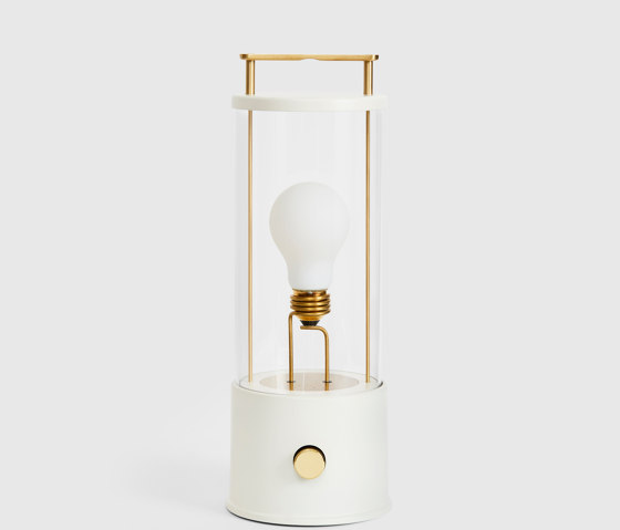 Tala x Farrow & Ball, The Muse Portable Lamp in Candlenut White | Lampade tavolo | Tala