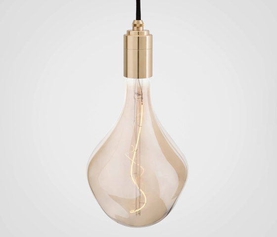 Brass Triple Pendant with White Canopy with Voronoi II | Suspensions | Tala