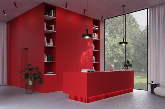 Candy red | Wood panels | UNILIN Division Panels