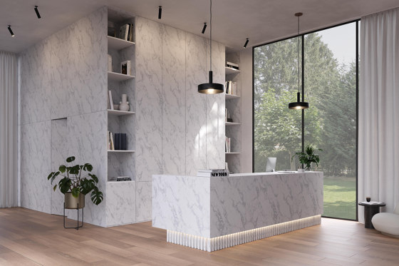Carrara frosted white | Panneaux de bois | UNILIN Division Panels
