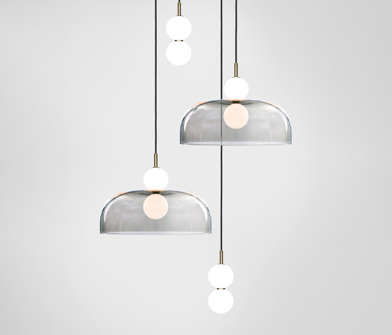 Echo 4 Piece Cluster - Lamp and Shade | Suspensions | Marc Wood Studio
