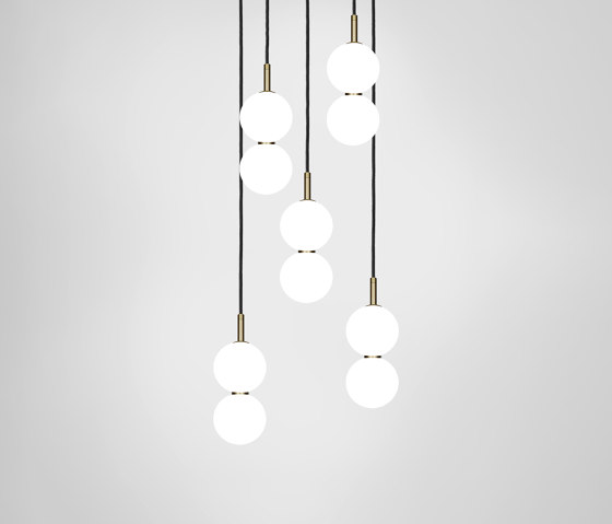 Echo 5 Piece Cluster - Lamp | Suspended lights | Marc Wood Studio