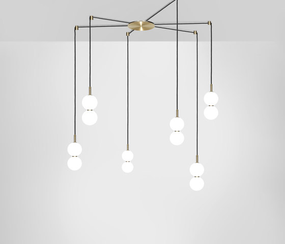 Echo 6 Piece Cluster (Wide) - Lamp | Lámparas de suspensión | Marc Wood Studio
