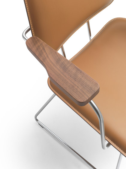 Echoes S.H.  dining chair with armrests | Chaises | Flexform