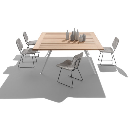 Zefiro Outdoor wood dining table | Mesas comedor | Flexform