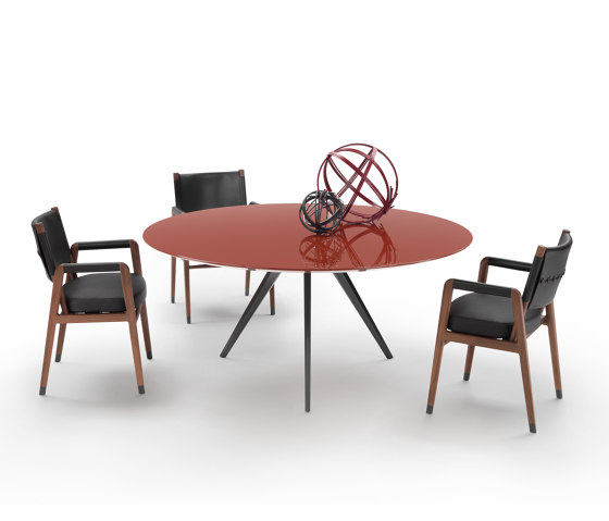 Zefiro round dining table | Tavoli pranzo | Flexform