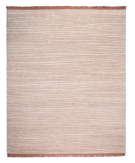 Shibori - Stripes Silk grey | Formatteppiche | REUBER HENNING