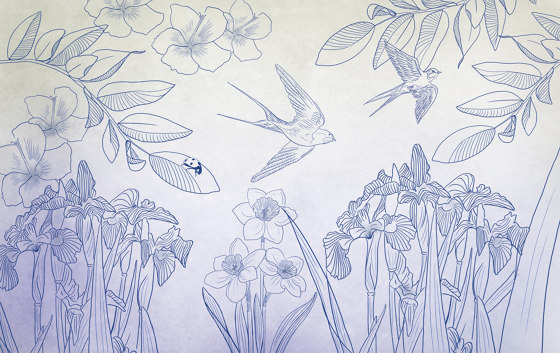 Botanika | Iris | Piastrelle ceramica | Officinarkitettura