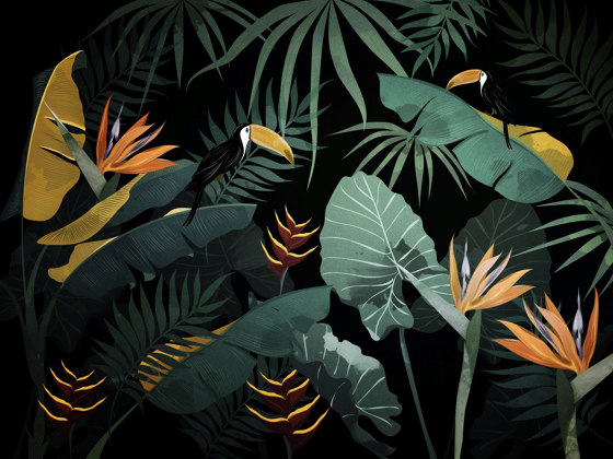 Nature | Jungle Dream Black | Piastrelle ceramica | Officinarkitettura