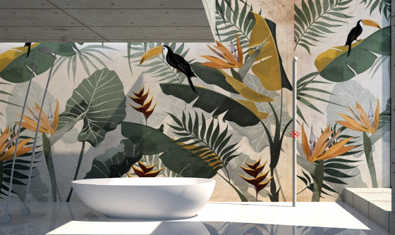 Nature | Jungle Dream White | Ceramic tiles | Officinarkitettura