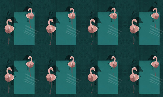Pattern design | Flamingo | Keramik Fliesen | Officinarkitettura