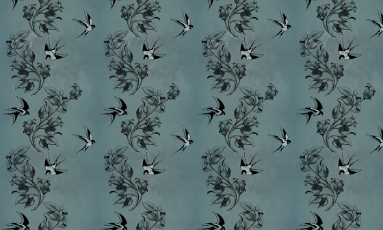 Pattern design | Swallows | Keramik Fliesen | Officinarkitettura
