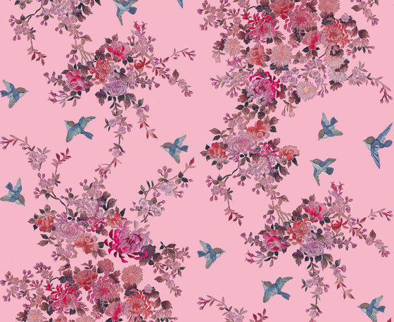 Simone Guidarelli® | Tree of Life Blu Pink | Keramik Fliesen | Officinarkitettura