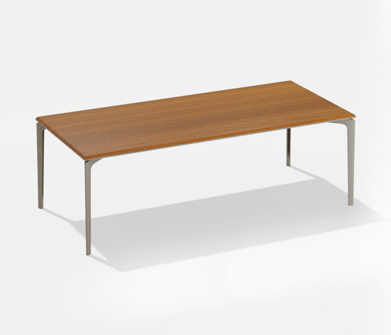 AllSize rectangular table with top in Iroko | Esstische | Fast