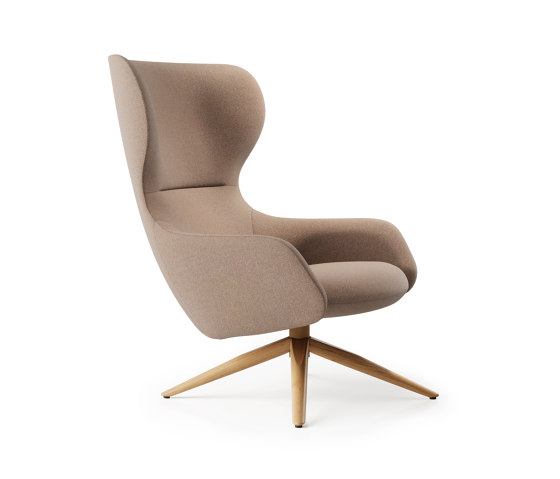 Amelia Wing Chair - Oak 4 Star | Sessel | Boss Design