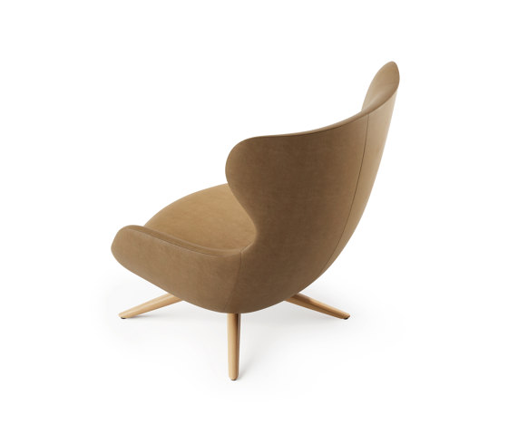 Amelia Wing Chair - Oak 4 Star | Poltrone | Boss Design