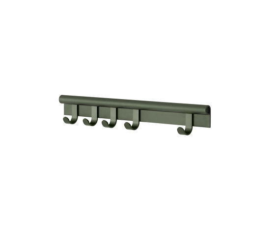 Coil Coat Rack | 60 cm / 23.6" - Dark Green | Hook rails | Muuto