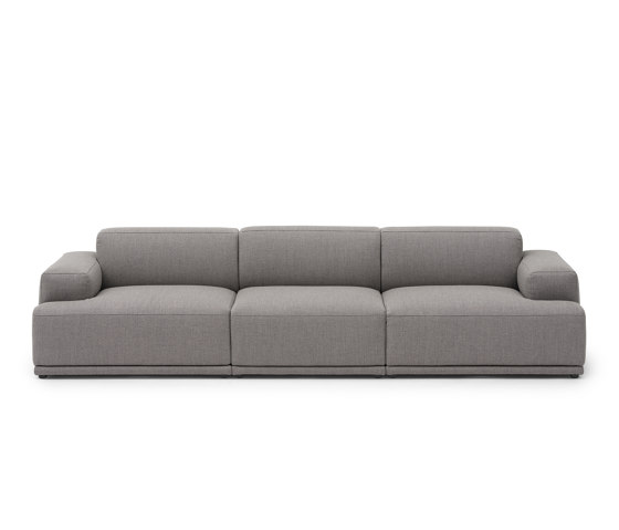 Connect Soft Modular Sofa | 3-Seater - Configuration 1 - Re-wool 128 | Sofás | Muuto