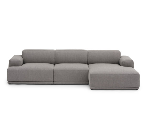 Connect Soft Modular Sofa | 3-Seater - Configuration 2 - Re-wool 128 | Divani | Muuto