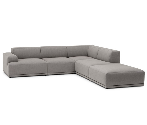 Connect Soft Modular Sofa | Corner - Configuration 2 - Re-wool 128 | Sofás | Muuto