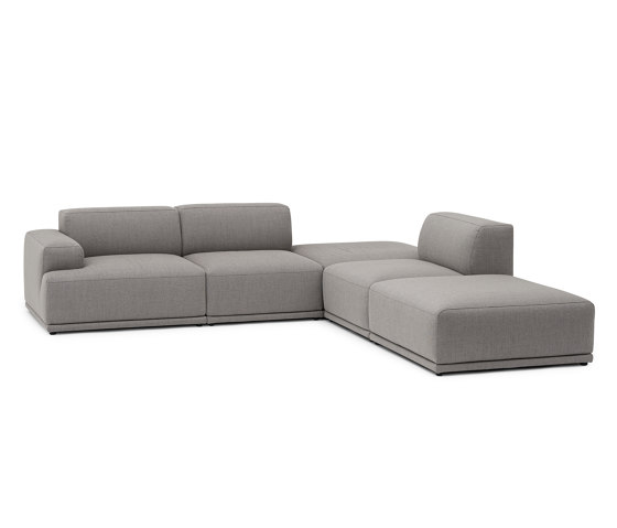 Connect Soft Modular Sofa | Corner - Configuration 3 - Re-wool 128 | Sofas | Muuto