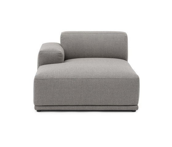Connect Soft Modular Sofa | Left Armrest Chaise Longue (G) - Re-wool 128 | Canapés | Muuto