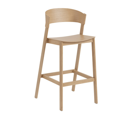 Cover Bar Stool - Oak | Bar stools | Muuto
