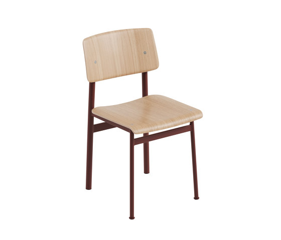 Loft Chair - Oak/Deep Red | Chairs | Muuto