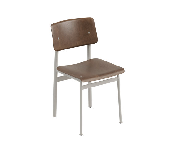 Loft Chair - Stained Dark Brown/Grey | Stühle | Muuto