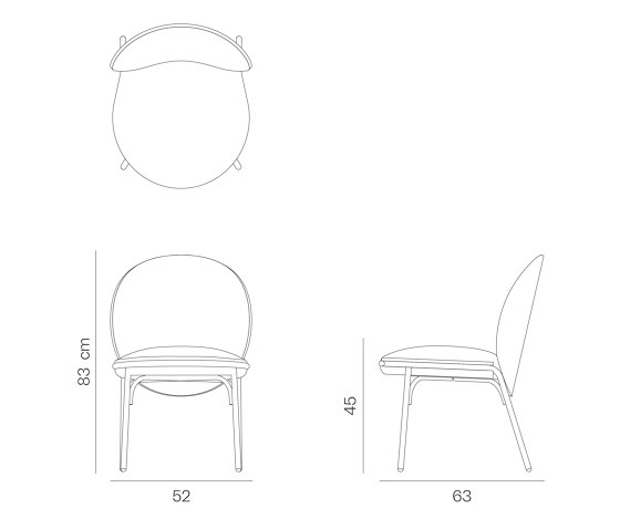 Oyster W Chair | Sillas | PARLA