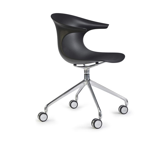 Loop Mono swivel with castors | Chaises | Infiniti