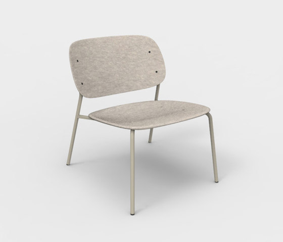 Hale PET Felt Lounge Chair | Armchairs | De Vorm