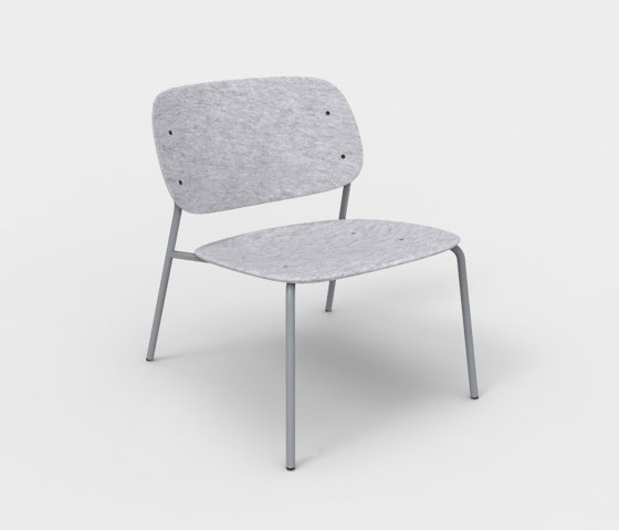 Hale PET Felt Lounge Chair | Sessel | De Vorm