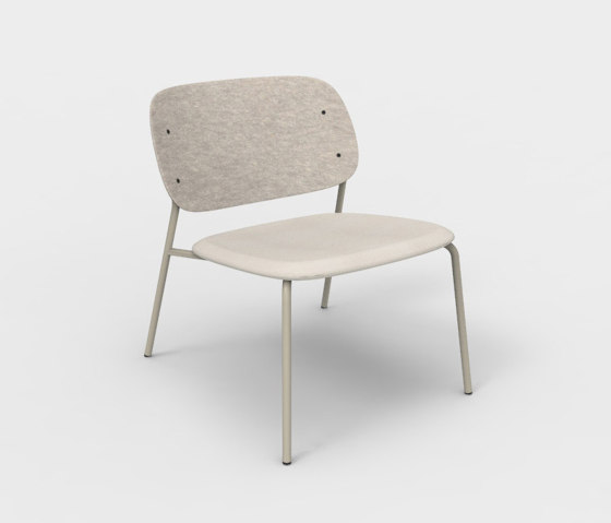 Hale PET Felt Lounge Chair Upholstered | Poltrone | De Vorm