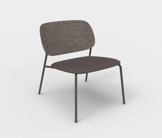 Hale PET Felt Lounge Chair Upholstered | Sillones | De Vorm