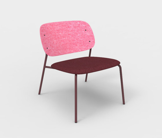 Hale PET Felt Lounge Chair Upholstered | Sessel | De Vorm