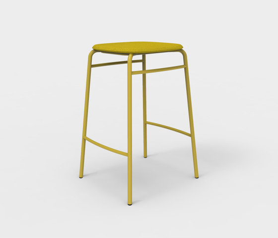 Twist PET Felt Counter Stool Upholstered | Counter stools | De Vorm