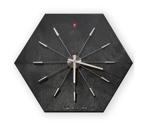 TONINO LAMBORGHINI | Hexagon Wall Clock | Clocks | Formitalia