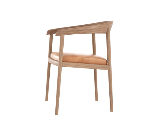 Chillax ARMCHAIR w/ LEATHER (Tan Cognac) | Chairs | Karpenter