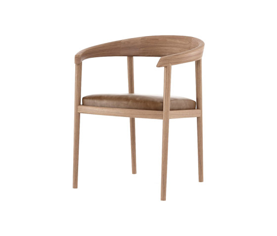 Chillax ARMCHAIR w/ LEATHER (Vintage Brown) | Chairs | Karpenter