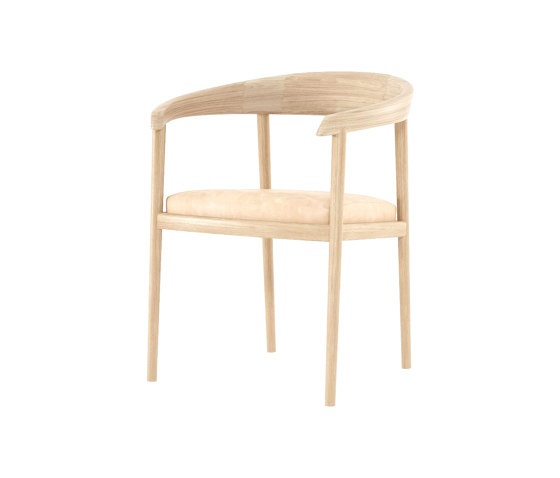 Chillax ARMCHAIR w/ LEATHER (Natural) | Chairs | Karpenter