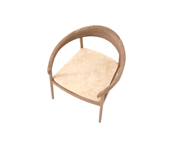 Chillax EASY CHAIR w/ LEATHER (Natural) | Fauteuils | Karpenter