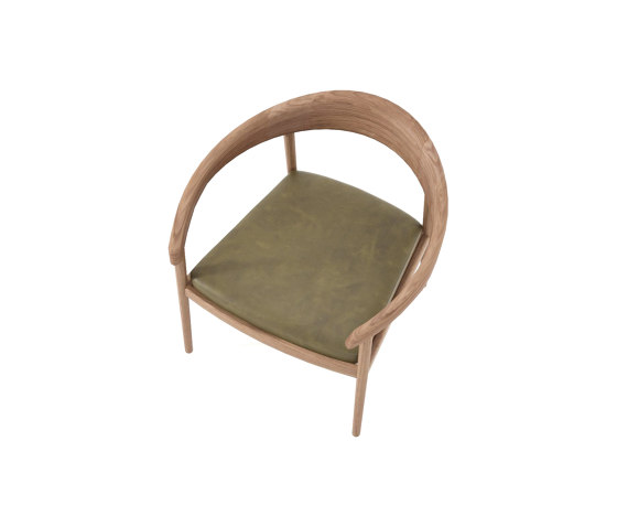 Chillax EASY CHAIR w/ LEATHER (Olive Green) | Fauteuils | Karpenter