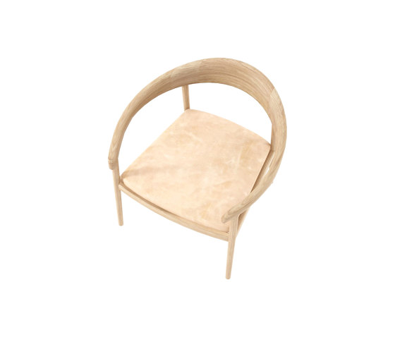 Chillax EASY CHAIR w/ LEATHER (Natural) | Poltrone | Karpenter