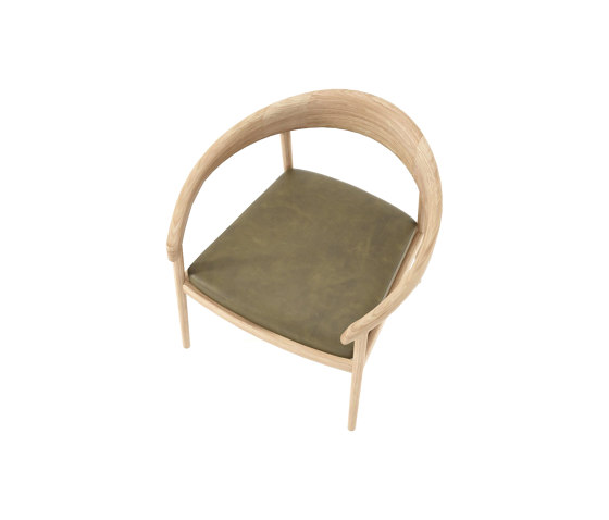 Chillax EASY CHAIR w/ LEATHER (Olive Green) | Sessel | Karpenter
