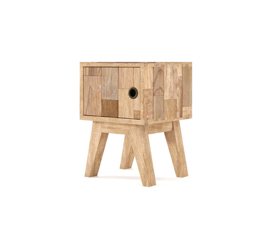 New Broklyn SIDE- BEDSIDE TABLE W/ DOOR | Tables de chevet | Karpenter