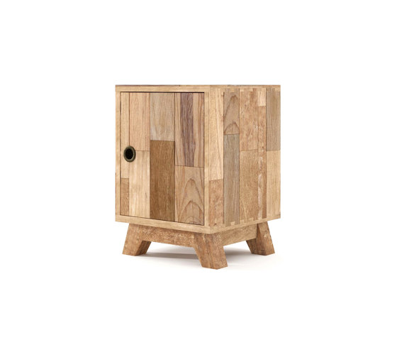 New Broklyn SIDE- BEDSIDE TABLE W/ DOOR II | Comodini | Karpenter