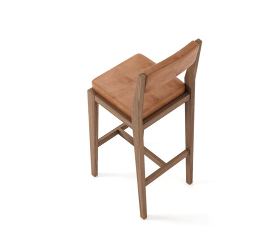 Nouveau Bistro BISTRO BARSTOOL; CHAIR (TAN COGNAC) | Bar stools | Karpenter